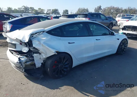 2023 Tesla Model 3 Performance Dual Motor All-Wheel Drive из США, поврежденный, VIN 5YJ3E1EC5PF480684